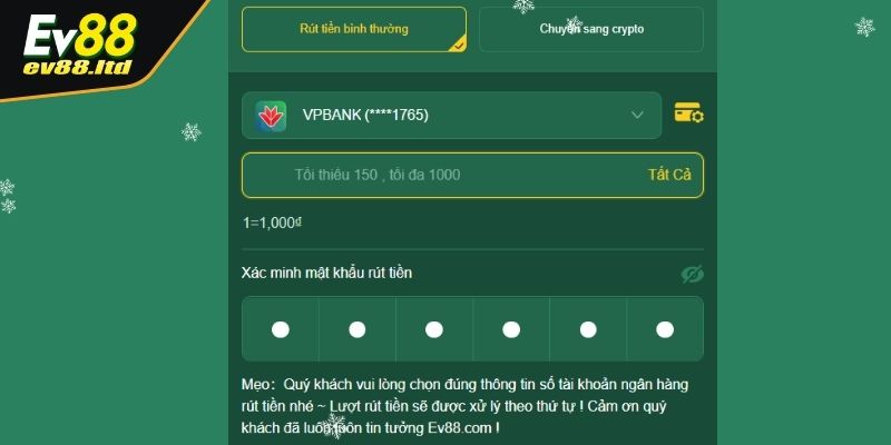 Nạp & Rút Tiền bằng một số ngân hàng phổ biến hiện nay